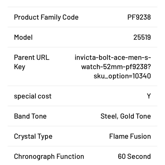 Invicta Classic Gold and Silver Watch with Green Dial - Picture 9 of 16